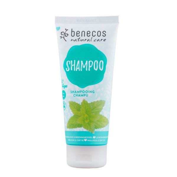 Das Naturkosmetik Shampoo mit Zitronenmelisse und Brennnessel von Bencos