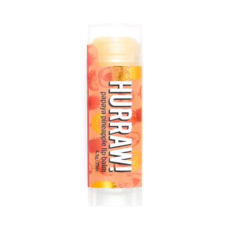 Lippenbalsam mit Papaya-Ananas-Geschmack von Hurraw!