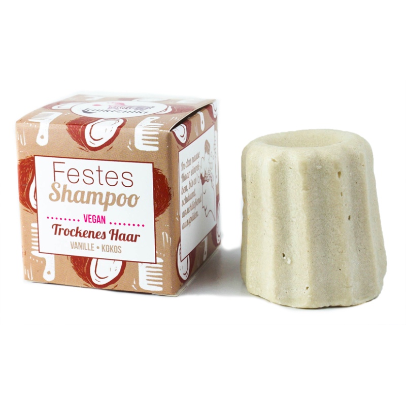 Das feste Shampoo mit Vanille-Kokos-Duft von Lamazuna