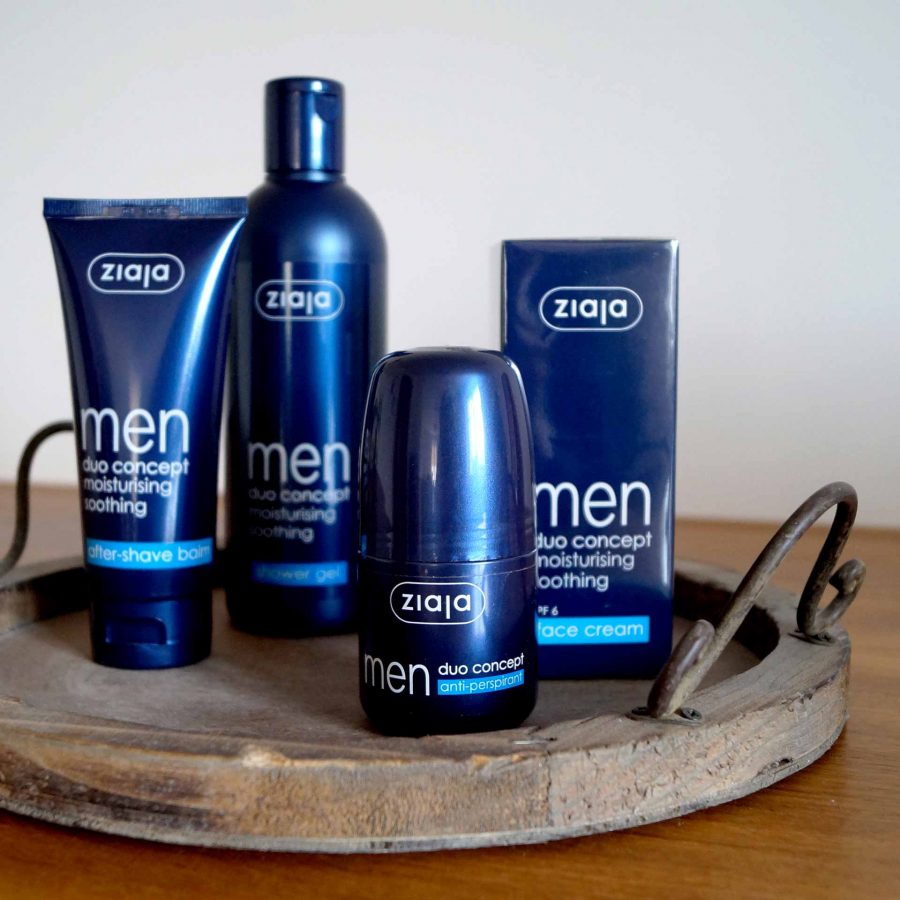 Das Männer-Pflegeset mit Duschgel, Gesichtscreme, Aftershave und Antiperspirant von Ziaja