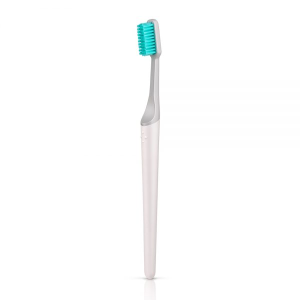 Zahnbürste mit Wechselkopf in der Farbe Kiesel in Soft von TIO